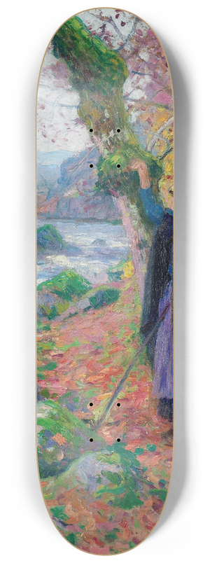 Paul Madeline - Paysanne Au Bord De La Riviere 8.25 inch art skate deck