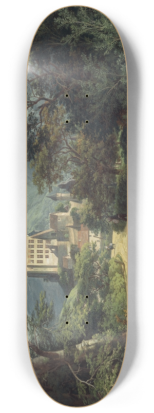 Anton Radl - Ansicht der Burg Eppstein im Taunus 8.25 inch art skate deck Anton Radl - Ansicht der Burg Eppstein im Taunus 8.25 inch art skate deck