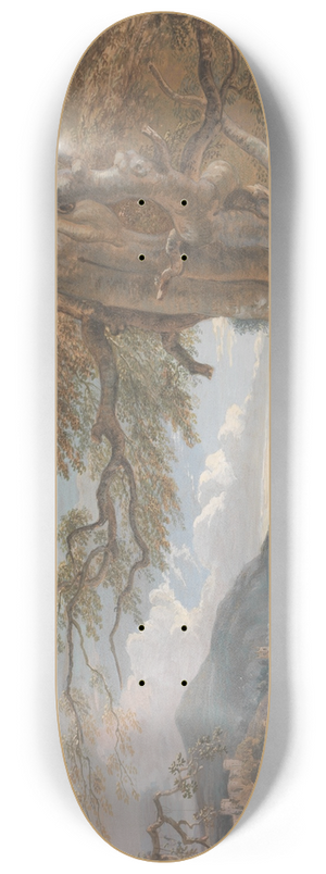 Paul Sandby - Bridgenorth, Shropshire 8.25 inch art skate deck
