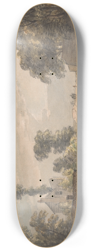 Paul Sandby - The Bayswater Turnpike 8.25 inch art skate deck