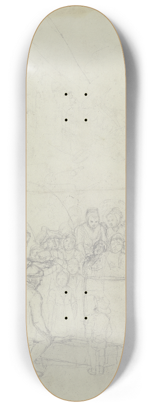 Anton Radl - Verlosung eines Hammels in der Umgebung von Frankfurt 8.25 inch art skate deck