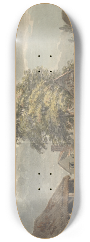 Paul Sandby - The Woodyard, Great Windsor Park 8.25 inch art skate deck
