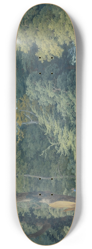 Anton Radl - Viehtrnke im Wald, links ein Jger 8.25 inch art skate deck