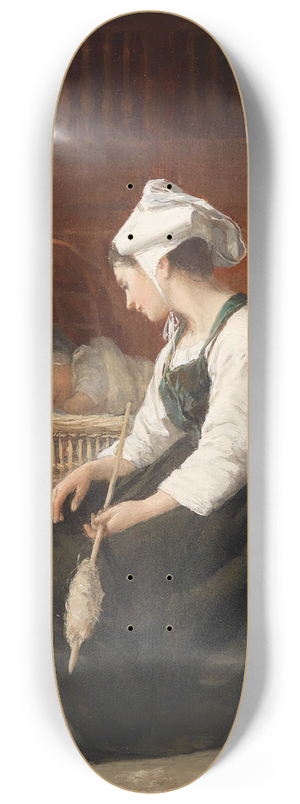 Paul Seignac - Die junge Mutter 8.25 inch art skate deck