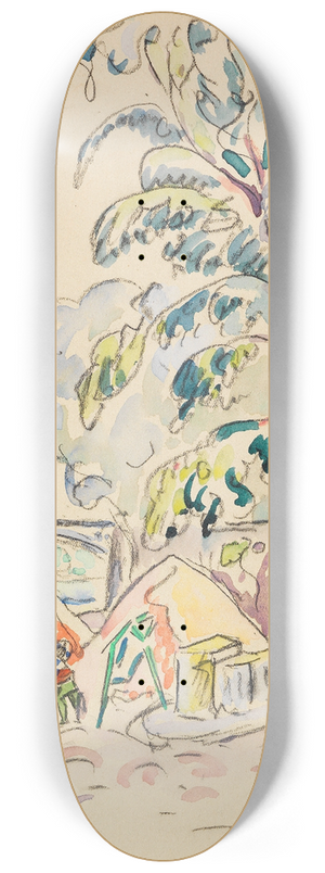 Paul Signac - An der Pariser Seine 8.25 inch art skate deck Paul Signac - An der Pariser Seine 8.25 inch art skate deck