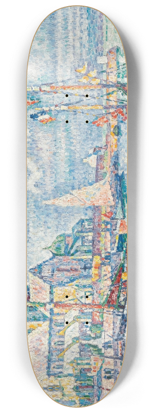Paul Signac - Barfleur 8.25 inch art skate deck