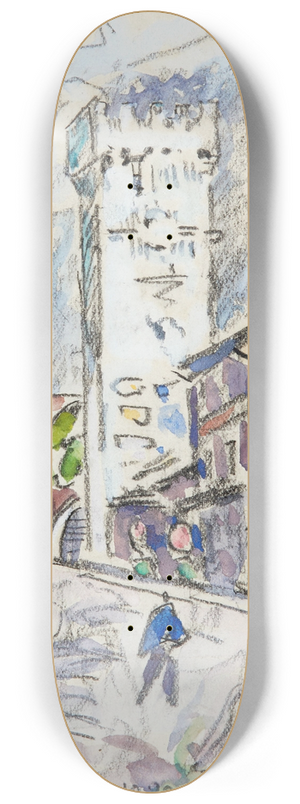 Paul Signac - Viviers 8.25 inch art skate deck