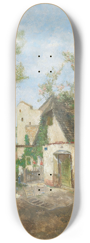 Paul Unbereit - Motiv aus Drnstein, Wachau 8.25 inch art skate deck Paul Unbereit - Motiv aus Drnstein, Wachau 8.25 inch art skate deck