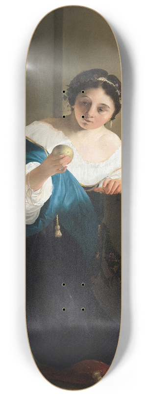 Paulus Bor - Cydippe With The Apple of Acontius 8.25 inch art skate deck