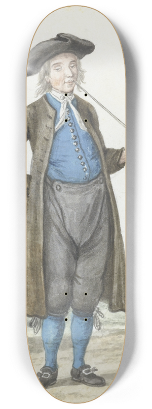 Paulus Constantijn la Fargue - Molkwerumse man 8.25 inch art skate deck