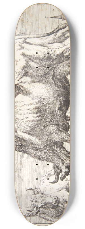 Paulus Potter - Grssende ko 8.25 inch art skate deck