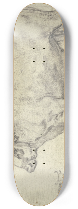 Paulus Potter - Stier nach links, hinten zwei Khe und eine Melkerin 8.25 inch art skate deck