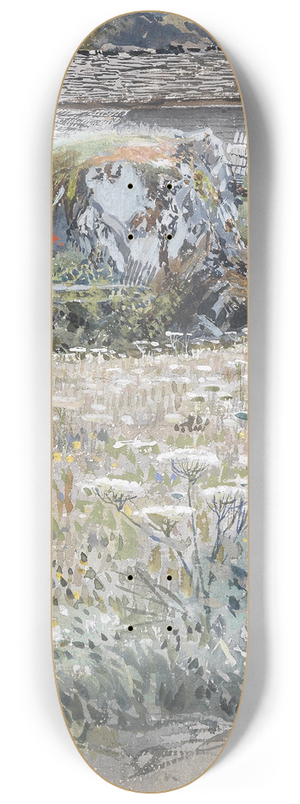 Anton Reckziegel - Blumenwiese auf dem Lande 8.25 inch art skate deck