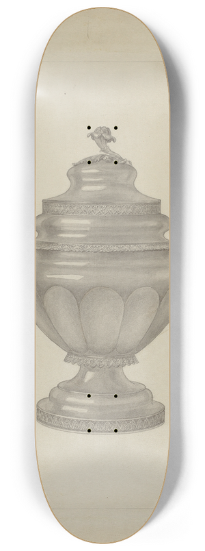Paul Ward - Silver Sugar Bowl 8.25 inch art skate deck