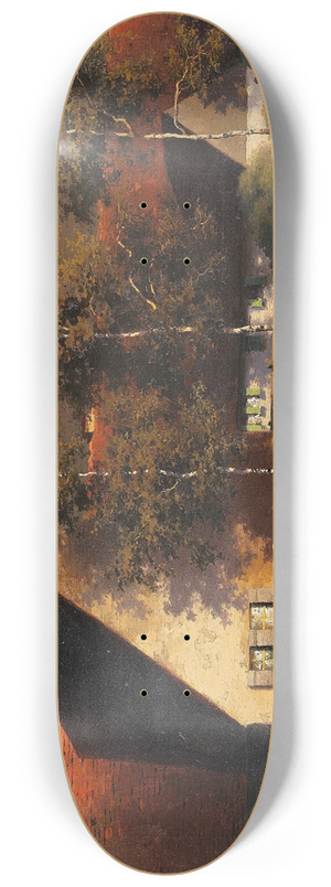 Paul Wilhelm Keller-Reutlingen - Die kleine Gnsehirtin 8.25 inch art skate deck Paul Wilhelm Keller-Reutlingen - Die kleine Gnsehirtin 8.25 inch art skate deck