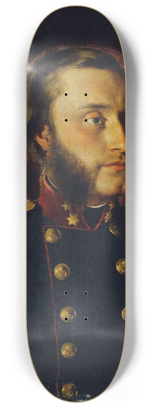 Anton Romako - Der Schiffsbau-Ingenieur Josef von Romako als Oberleutnant 8.25 inch art skate deck