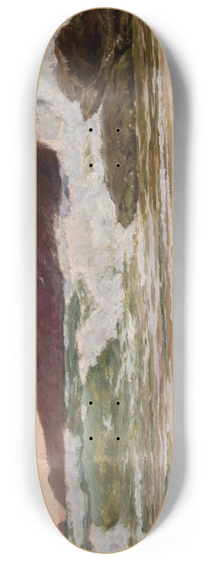 Pavel Alexandrovich Svedomsky - Red Sky 8.25 inch art skate deck