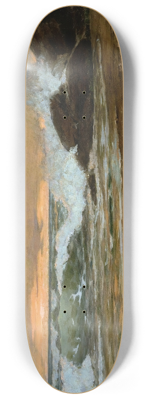 Pavel Alexandrovich Svedomsky - Seascape With Clear Sky 8.25 inch art skate deck