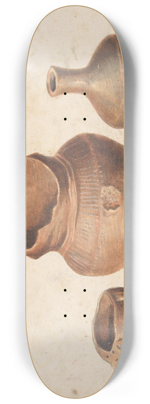 Pavel Petrovich Svinin - Indian Antiquities 8.25 inch art skate deck