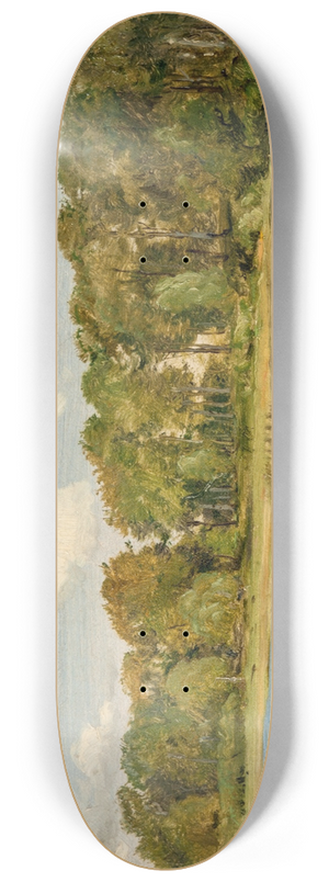 P. C. Skovgaard - By Lake Gurre, Zealand 8.25 inch art skate deck