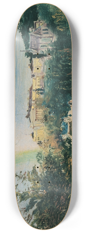 Anton Romako - Die Weilburg bei Baden 8.25 inch art skate deck