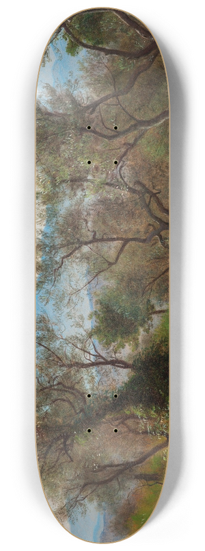 P. C. Skovgaard - Olive Trees near Olevano 8.25 inch art skate deck
