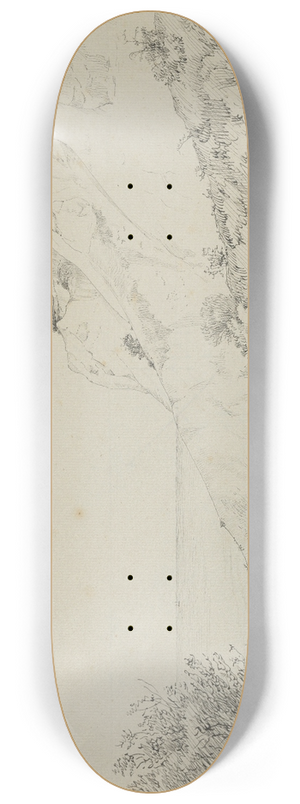 P. C. Skovgaard - The Cliff of Mn 8.25 inch art skate deck