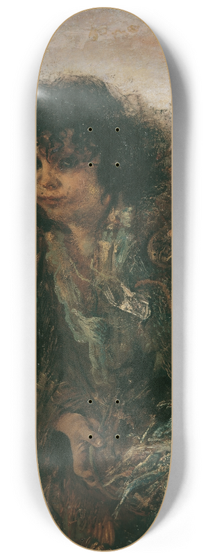 Anton Romako - Italienisches Fischerkind 8.25 inch art skate deck