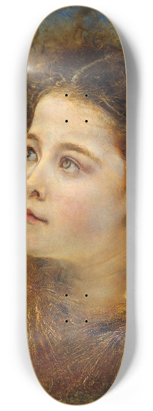 Anton Romako - Mdchen mit hrenhalskrause 8.25 inch art skate deck