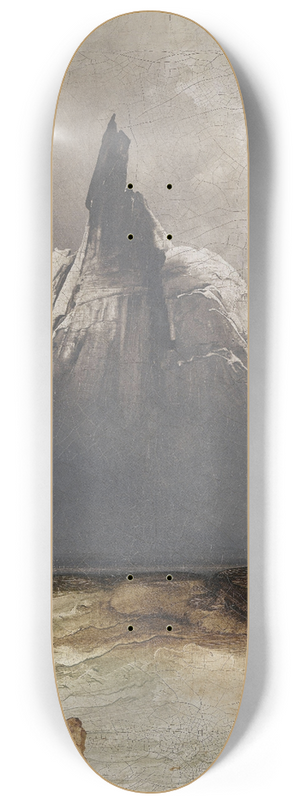 Peder Balke - Stetind in Fog 8.25 inch art skate deck