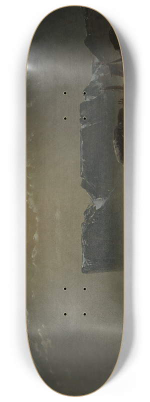 Peder Balke - The North Cape by Moonlight 8.25 inch art skate deck