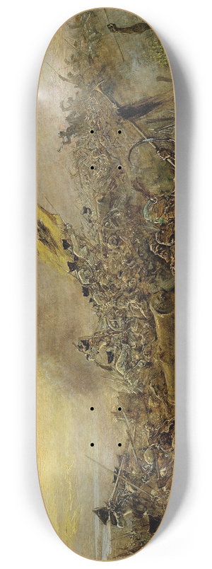 Anton Romako - Prinz Eugen von Savoyen in der Schlacht bei Zenta 8.25 inch art skate deck