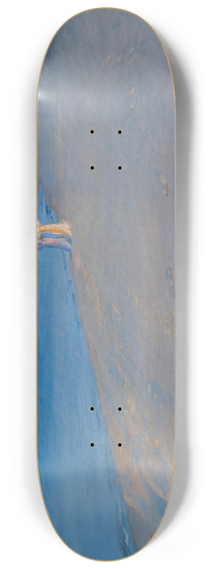 Peder Severin Kryer - Summer evening at the South beach, Skagen. Anna Ancher and Marie Kryer (study) 8.25 inch art skate deck Peder Severin Kryer - Summer evening at the South beach, Skagen. Anna Ancher and Marie Kryer (study) 8.25 inch art skate deck