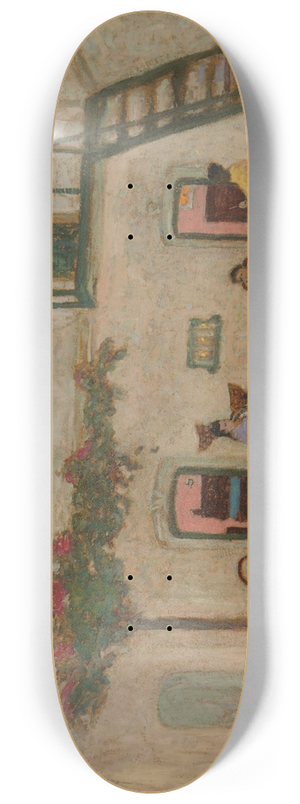 Pedro Figari - El Patio o Patio Unitario 8.25 inch art skate deck