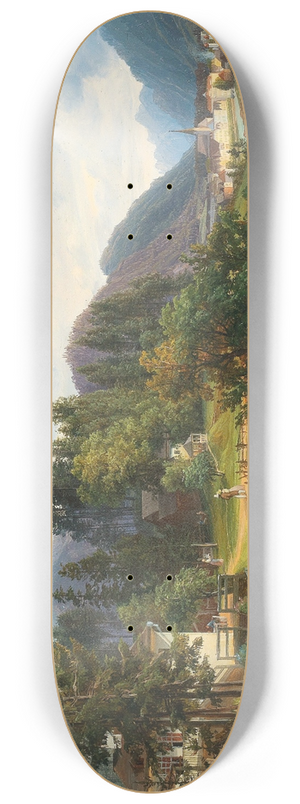 Anton Schiffer - A View Of Bad Ischl 8.25 inch art skate deck