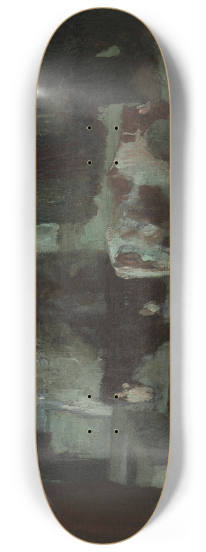 Pedro Figari - Jardn bajo la luna o Quietud en la quinta 8.25 inch art skate deck