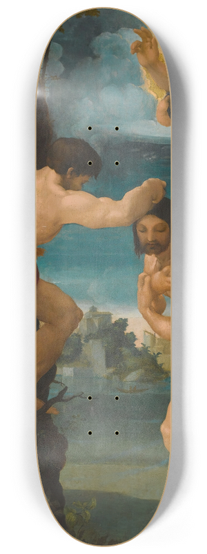 Pedro Machuca - The Baptism Of Christ 8.25 inch art skate deck