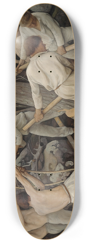 Pekka Halonen - Pioneers In Karelia 8.25 inch art skate deck