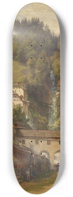 Anton Schiffer - Motiv aus Hallstatt 8.25 inch art skate deck