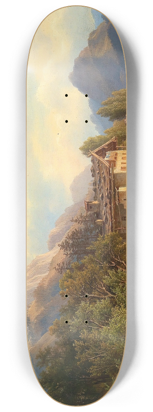 Anton Schiffer - Partie Am Hintersee In Der Ramsau Bey Berchtesgaden 8.25 inch art skate deck