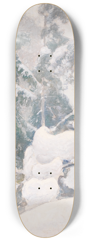 Pekka Halonen - Winter landscape 8.25 inch art skate deck