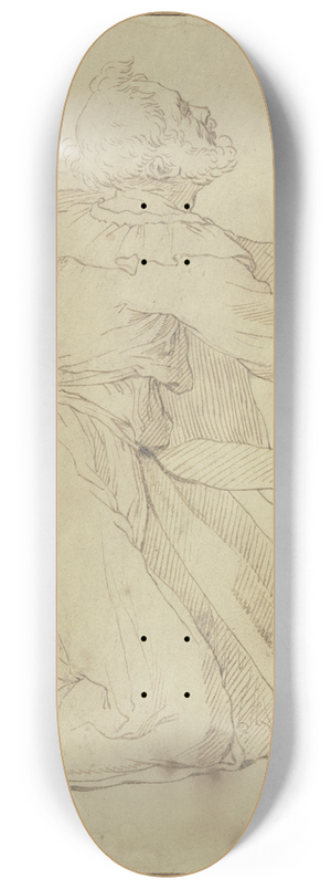 Pellegrino Tibaldi - Der Heilige Thomas erhlt den Grtel der Muttergottes 8.25 inch art skate deck