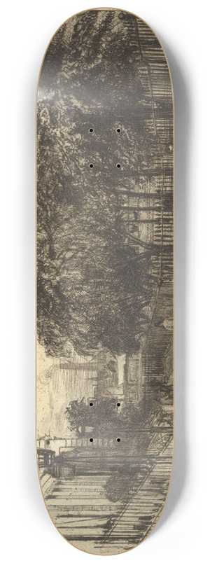 Percy Thomas - The Temple, London 8.25 inch art skate deck