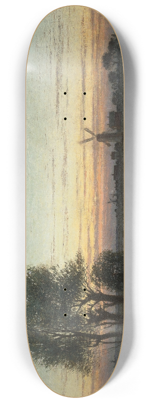 Per Ekstrm - Autumn Landscape in the Glow of Sunset 8.25 inch art skate deck Per Ekstrm - Autumn Landscape in the Glow of Sunset 8.25 inch art skate deck
