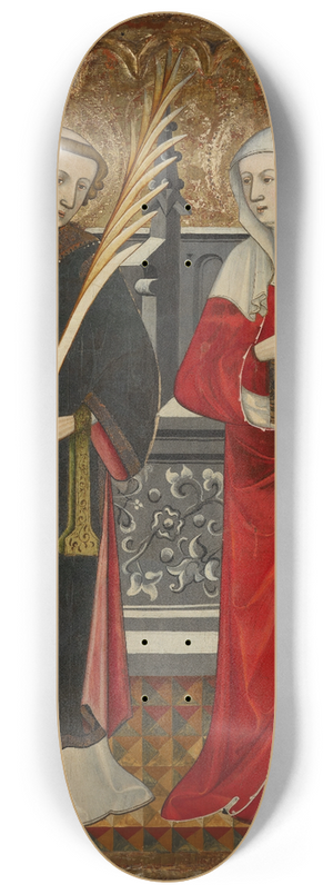 Pere Vall - St. Stephen and St. Mary Magdalene 8.25 inch art skate deck Pere Vall - St. Stephen and St. Mary Magdalene 8.25 inch art skate deck