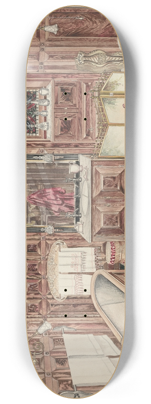 Perkins Harnly - Bathroom 8.25 inch art skate deck