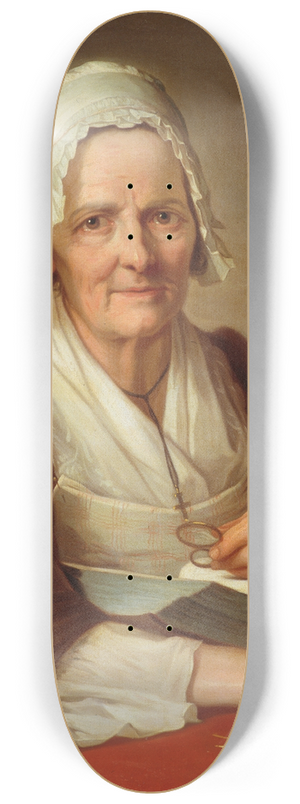 Per Krafft the Elder - Old Woman 8.25 inch art skate deck