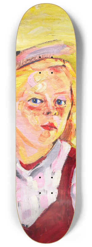 Peter August Bckstiegel - Bauernkind aus Arrode 8.25 inch art skate deck