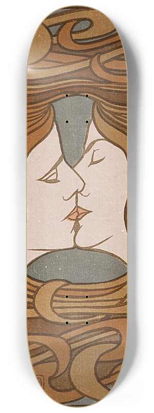 Peter Behrens - The kiss 8.25 inch art skate deck