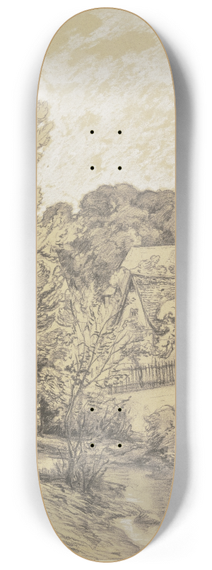Peter Burnitz - Ansicht von Schnberg bei Kronberg 8.25 inch art skate deck